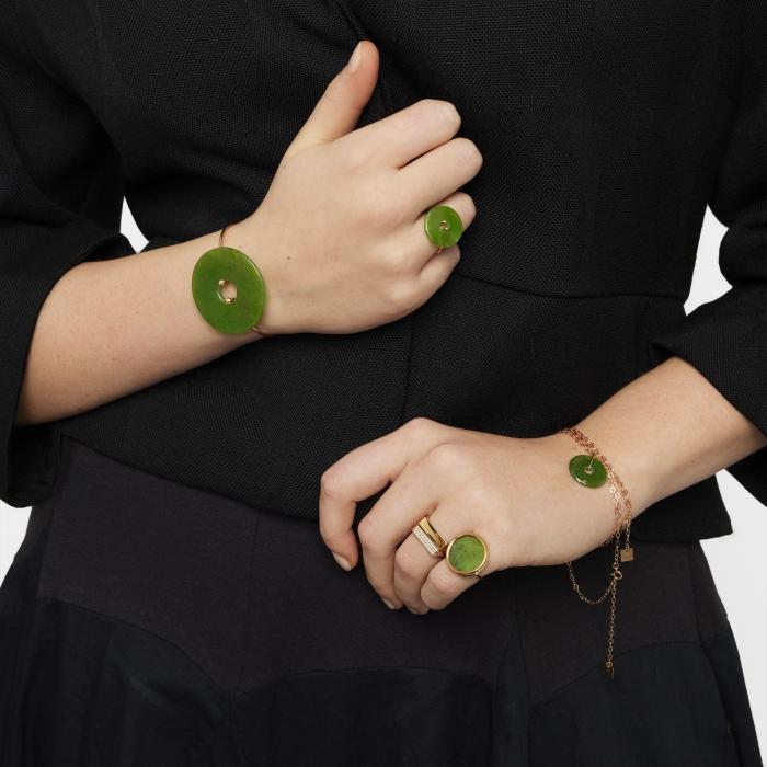 Ginette Ny Baguette Signet Ring