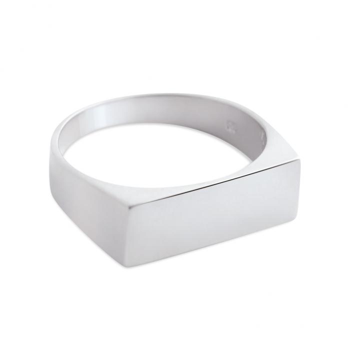 ginette ny baguette signet ring
