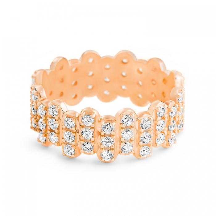 ginette ny be mine diamond strip large band