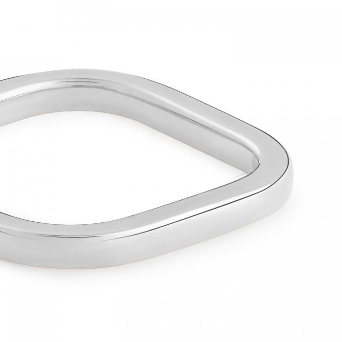 Ginette Ny Be Mine Gold TV White Ring