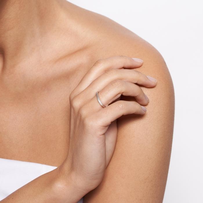 Ginette Ny Be Mine Gold TV White Ring