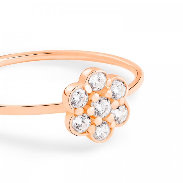 Ginette Ny Be Mine Lotus Diamond Ring