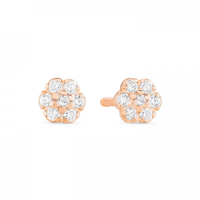 ginette ny be mine lotus diamond studs