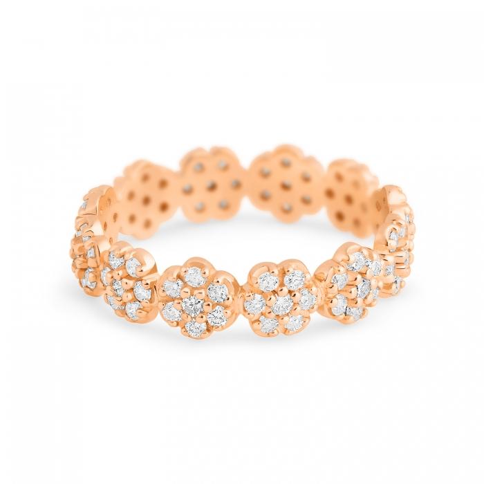 ginette ny be mine lotus mini diamond band