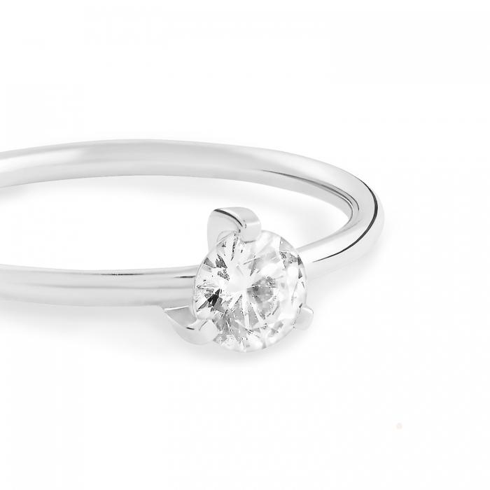 Ginette Ny Be Mine Maria White Engagement Ring