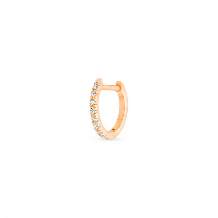 ginette ny be mine solo diamond hoop