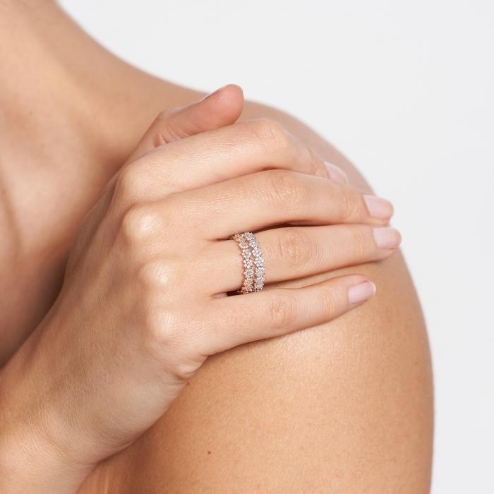 Ginette Ny Be Mine Star Mini Diamond Band