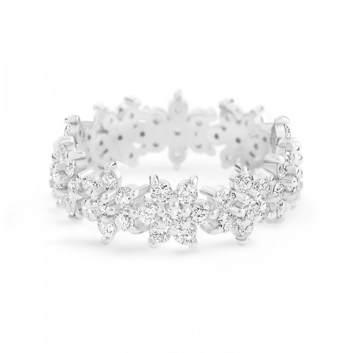 ginette ny be mine star white diamond band
