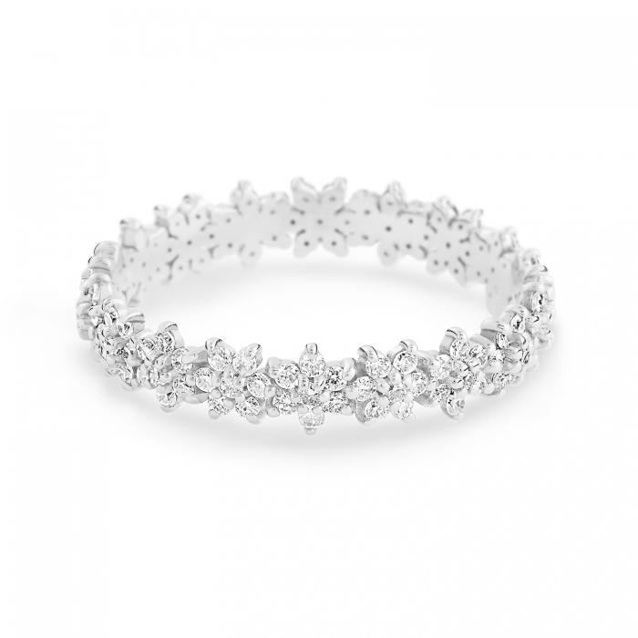 ginette ny be mine star white mini diamond band