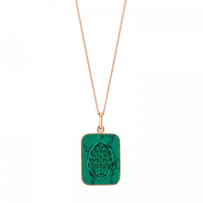 ginette ny bliss turquoise buddha on chain