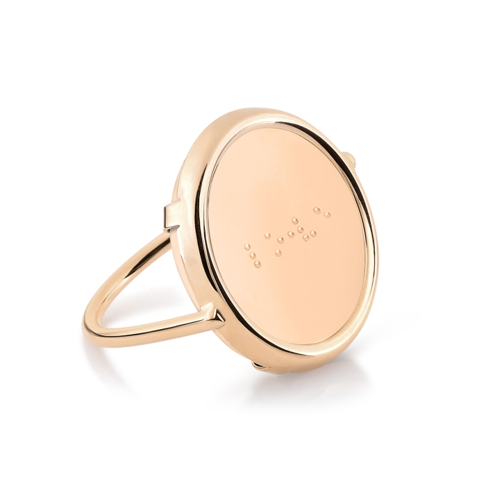 ginette ny braille disc ring