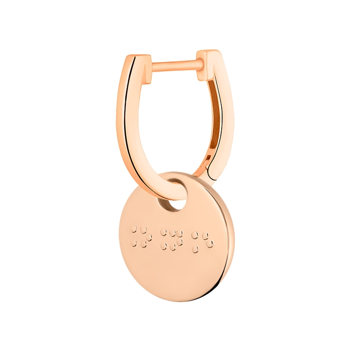 Ginette Ny Braille Hoops