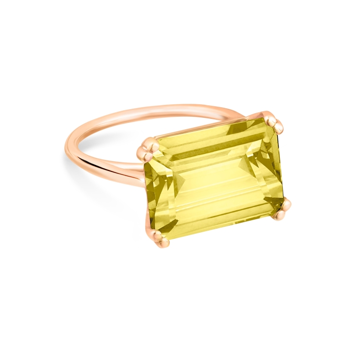 ginette ny cocktail horizontal lemon quartz ring