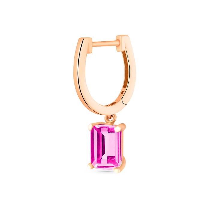 Ginette Ny Cocktail Pink Topaz Hoops