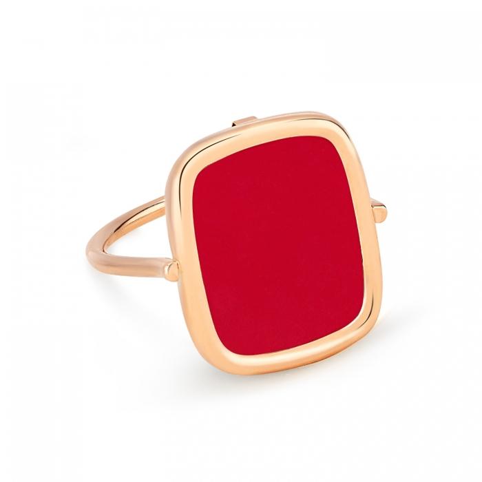 ginette ny coral antique ring