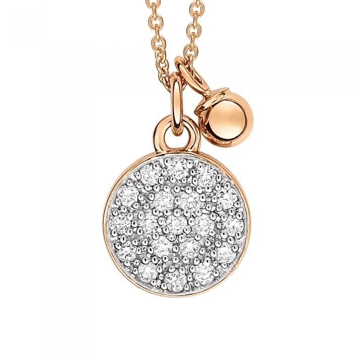 Ginette Ny Diamond Mini Ever Disc On Chain