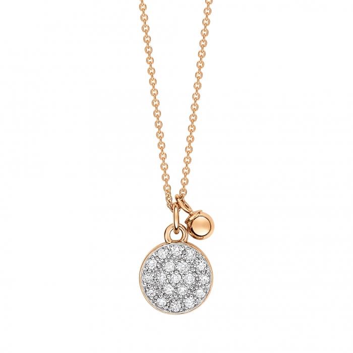 ginette ny diamond mini ever disc on chain