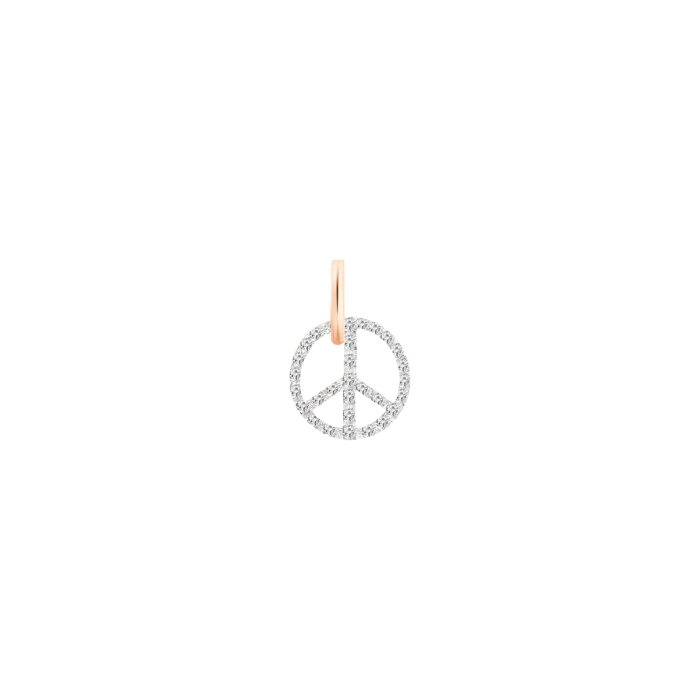 ginette ny diamond peace & love charm