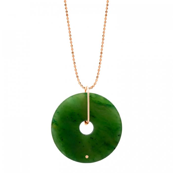 ginette ny donut jade on chain