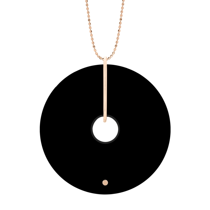 Ginette Ny Donut Onyx On Chain