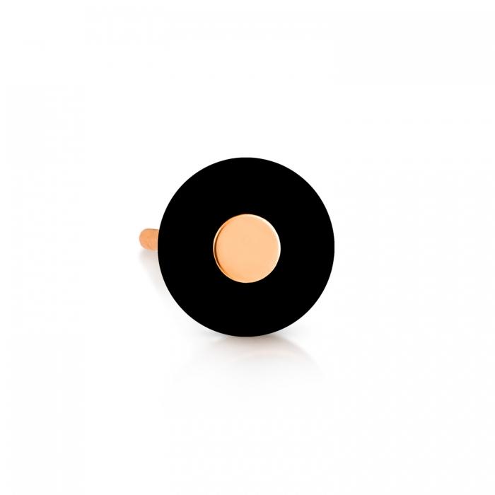 Ginette Ny Donut Onyx Studs