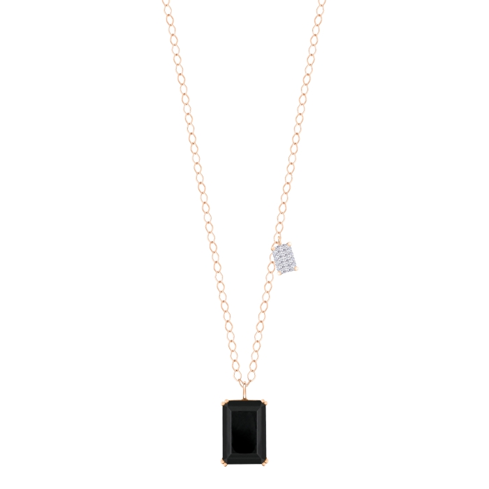 Ginette Ny Duo Midnight Diamond & Onyx Necklace