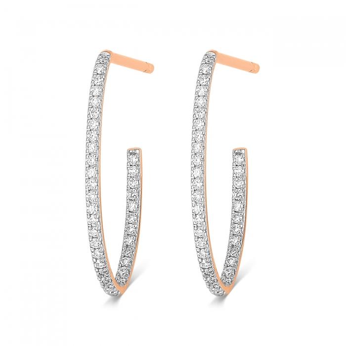 ginette ny ellipse diamond hoops