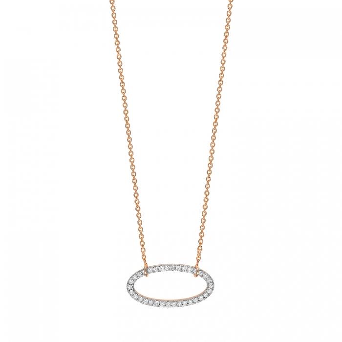 ginette ny ellipse diamond necklace