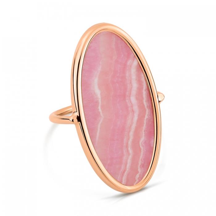 ginette ny ellipse rhodochrosite ring