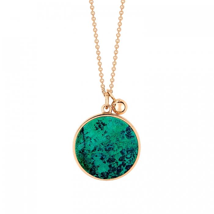 Ginette Ny Ever Chrysocolle Disc On Chain