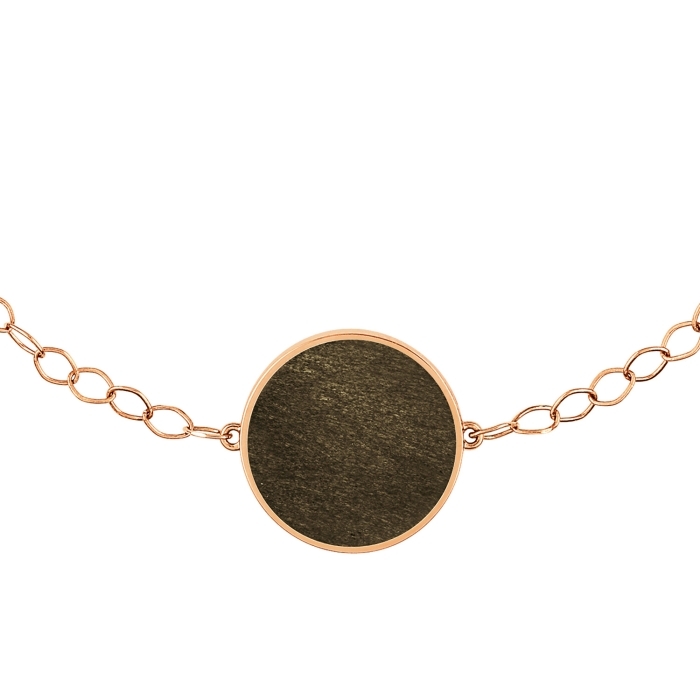 Ginette Ny Ever Golden Obsidian Disc Bracelet