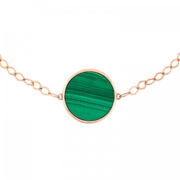Ginette Ny Ever Malachite Disc Bracelet