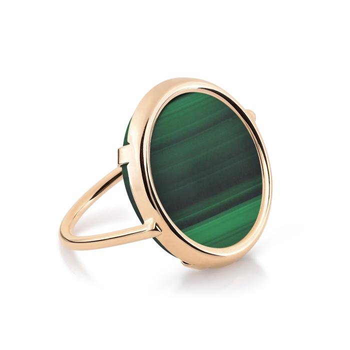 ginette ny ever malachite disc ring