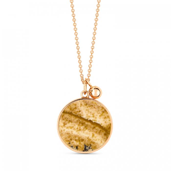 Ginette Ny Ever Picture Jasper Disc On Chain