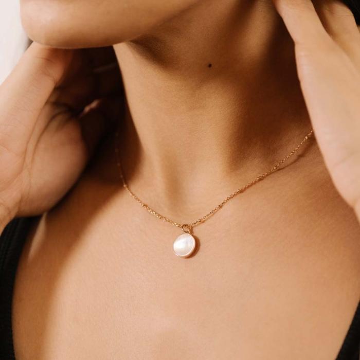 Ginette Ny Ever Pink MOP Charm