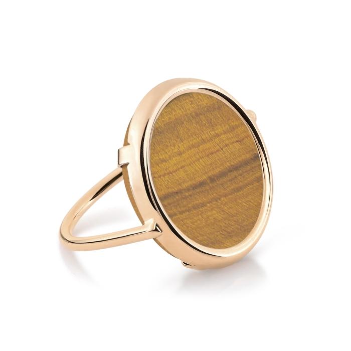 ginette ny ever tiger eye disc ring