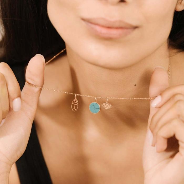 Ginette Ny Ever Turquoise Charm