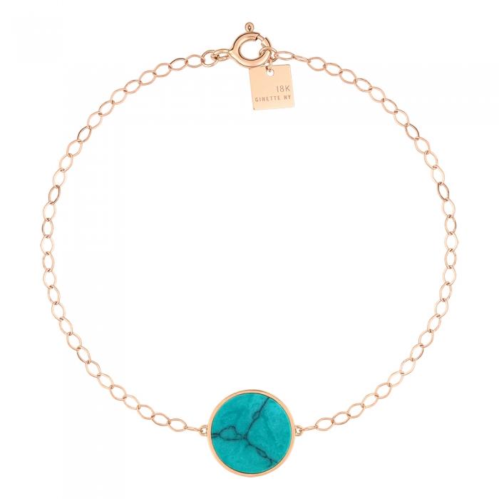 ginette ny ever turquoise disc bracelet