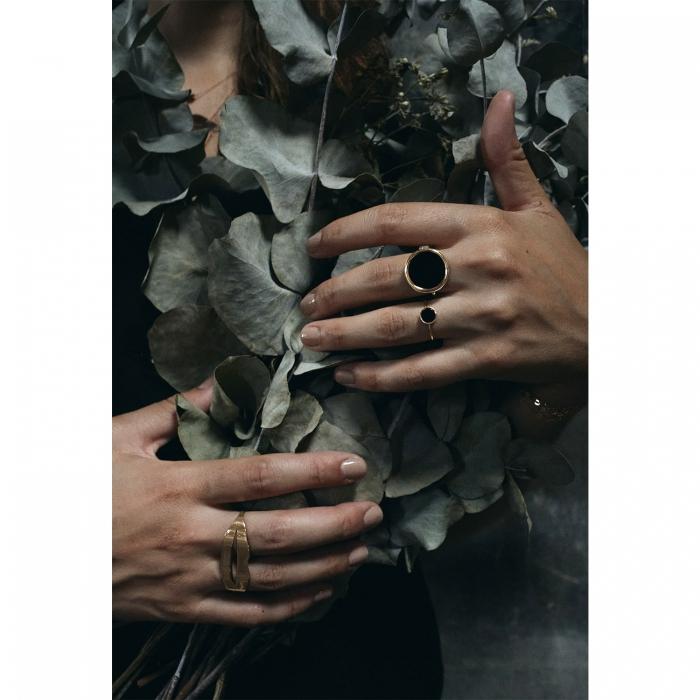 Ginette Ny French Kiss Double Ring