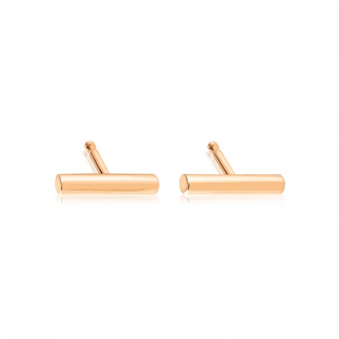 ginette ny gold strip earrings
