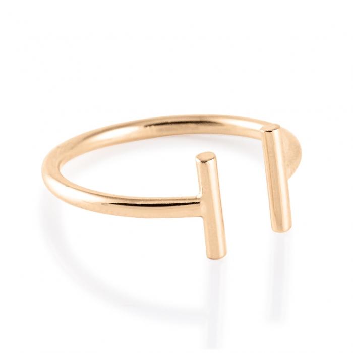 ginette ny gold strip open ring