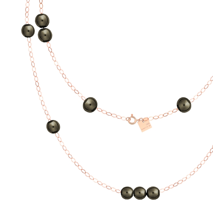 Ginette Ny Golden Obsidian Georgia Sautoir