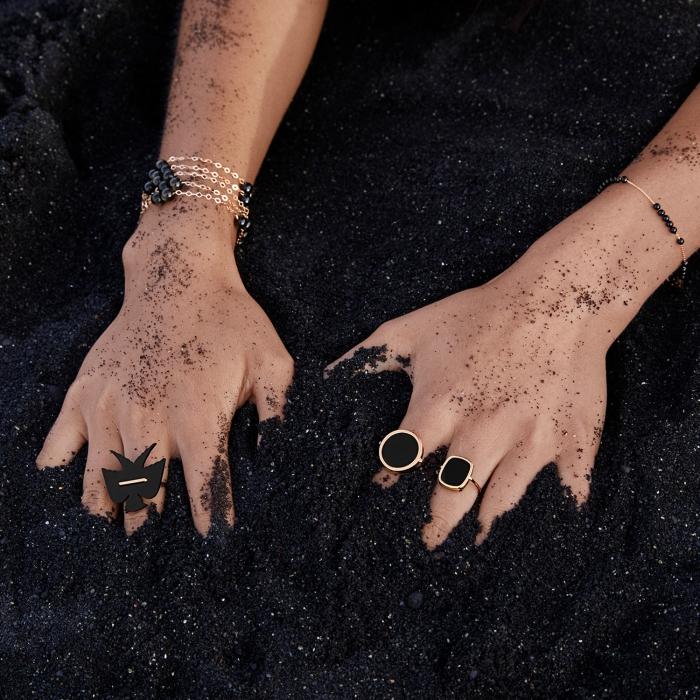 Ginette Ny Golden Obsidian Georgia Sautoir