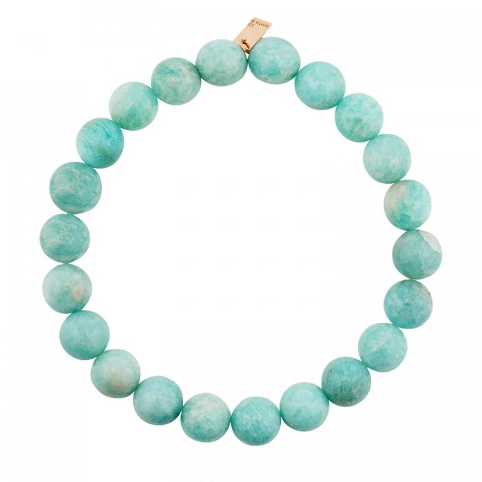 ginette ny heal amazonite bead bracelet