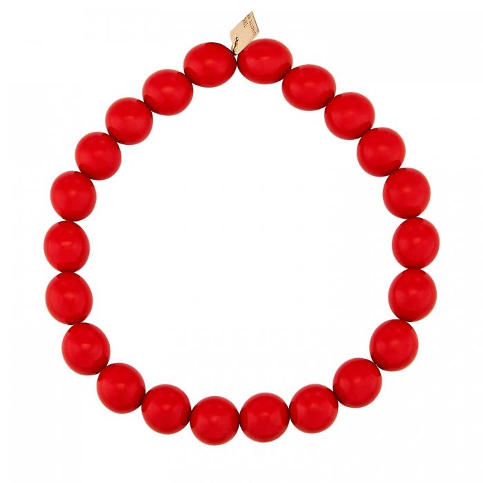 ginette ny heal coral bead bracelet