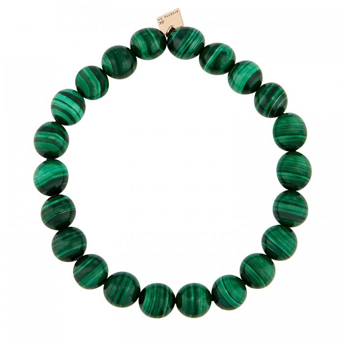 ginette ny heal malachite bead bracelet