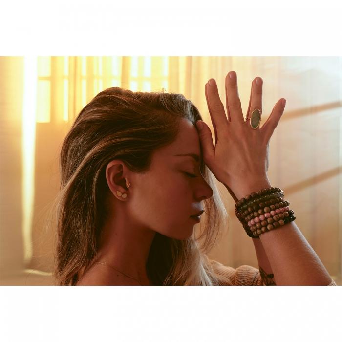 Ginette Ny Heal Moonstone Bead Bracelet