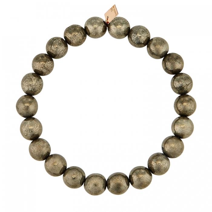 ginette ny heal pyrite bead bracelet
