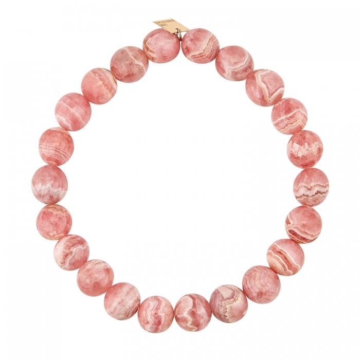 ginette ny heal rhodochrosite bead bracelet
