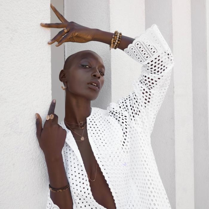 Ginette Ny Heal Tiger Eye Bead Bracelet